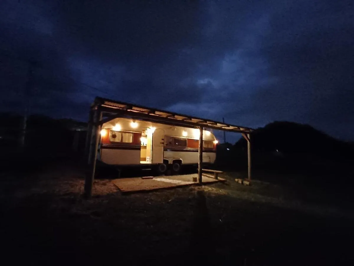 Vintage Trailer At Praia Do Rosa Imbituba  Brasilien